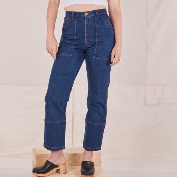 Big Bud Press Carpenter Jeans - Size M - Dark Wash - Picture 1 of 5